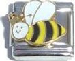Clearly Charming Bee Italian Charm Bracelet Link