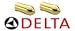Delta A24PB Faucet Handle Brilliance Polished Brass