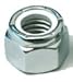 3/8-16 Nylon Lock Nut-Chrome Image