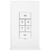 Smarthome 2486DWH6 KeypadLinc INSTEON 6-Button Scene Control Keypad with Dimmer, White