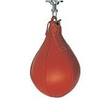 speed bag in leather with swivel