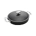 Kitchen & Housewares : Lodge Signature Seasoned Cast-Iron Covered Casserole with Stainless-Steel Handles