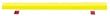 Textured Vinyl Covered Beams - 4' Long, Yellow - Gymnastics