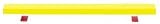 Textured Vinyl Covered Beams - 4' Long, Yellow - Gymnastics