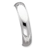 Sterling Silver 15mm Fancy Hinged Bangle Bracelet