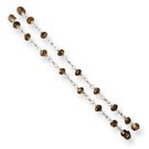 Chocolate Diamond Briolette Bracelet - 7.5 Inch - JewelryWeb