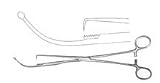 [Itm] 11, 27 cm, 4.5 mm probe tip [Acsry To]: Tenaculum Forceps, Hulka - 11, 27... see description