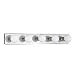 Sea Gull Lighting 4735-05 Center Stage Five-Light Vanity, Chrome Finish