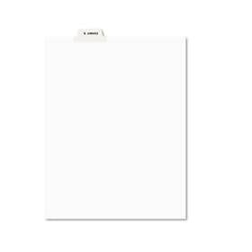 Preprinted Legal Bottom Tab Dividers, Exhibit S, Letter, 25/Pack
