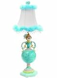Aqua Jane Ellen Doll Lamp by Just Too Cute