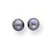 Sardelli - 14k White Gold 4.5mm Black Cultured Pearl Earrings