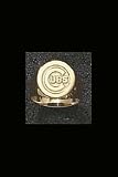 Chicago Cubs C Cubs Logo 5/8 Men's Ring Size 10 1/2 - Sterling Silver Jewelry