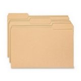 Smead Antimicrobial 1-Ply 1/3-Cut Top Tab Manila File Folders 100 Count (10338)