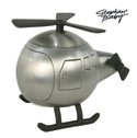 Mini Pewter Helicopter Truck Bank