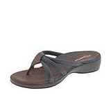 Stonefly Dream 15 | Ladies Sandals Nero (Black) Brown Leather by Stonefly