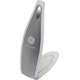 GE 17244 LED Book Light, Slim Battery Operated Clip-On, Silver
