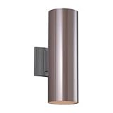 8340-10 - SeaGull Lighting Two-Light Outdoor Wall Cylinder