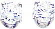 14K White Gold .40ct Earrings Jewelry