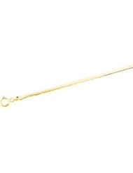 14K Yellow Gold 1.5 mm Flexible Herringbone Chain