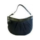 Coach Soho Pleated Signature Large Hobo Handbag (Black /Black)