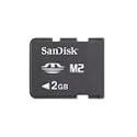 Sandisk Memory Stick Micro M2 2 gb. In retail packaging