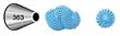 Wilton Decorating Open Star Icing Tip #363