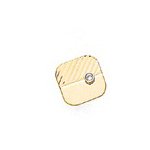 14K Gold and Diamond Tie Tack
