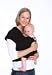 Moby Wrap Original 100% Cotton Baby Carrier, Black