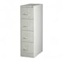 LLR60651 - 4-Drawer Vertical File, w/ Lock, 15x25x52, Light Gray
