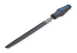 Westward 1NFW1 Half Round File, 6 In L, Ergo Handle