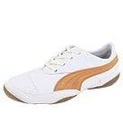 Buy PUMA Usan Wn's | Ladies Running Shoes White Puma Gold Chocolate Brown by PUMA
