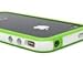 BlastCase Premium Bumper Case for Apple iPhone 4 - Non-Retail Packaging - White/Green