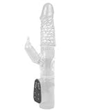 Doc Johnson- WaterProof I-Vibe Rabbit Vibrator, Coconut Color