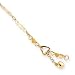 14k Heart Link Anklet - 9 Inch