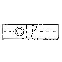 Nu-Form 4" Support Belt, Std Opng (2 3/8"), Small