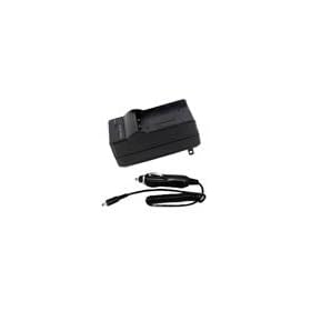 Samsung NV30 NV40 i100 i80 L83 Battery Charger Kit fits SLB-1137D (Home/Travel & Car Charger)-US