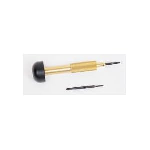 Brass Screwdriver with 2 Reversible Blades by QTE