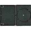 100 Stück DVD-Hüllen für 1 DVD/CD Kunststoff schwarz mit Folie für Cover 14mm