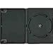 Elektronik : 100 Stück DVD-Hüllen für 1 DVD/CD Kunststoff schwarz mit Folie für Cover 14mm