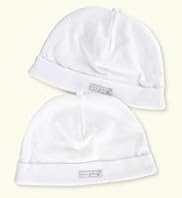 2 Pack Petit Bebe Pure Cotton Hats