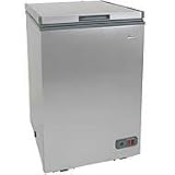 Avanti 3.4 cu. ft. Commercial Chest Freezer with Platinum Finish
