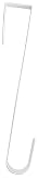 12 Inch Heavy Duty Door Wreath Hanger - White