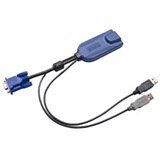 Raritan Dominion KX II KVM Cable - 1 x HD-15 Male Video, 2 x Type A Male USB - 1 x RJ-45 Female Network