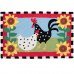 Jellybean Area Accent Rug Funky Chickens