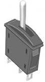 PL-26W Lever Operated Passing Contact Switch White Lever Peco PL-26W