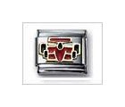 Race Car Red Classic Enamel, Italian Charm by Nomination Charms