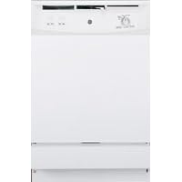 GE : GSM2200NWW Full Console Under-the-Sink Dishwasher - White by GE