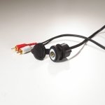 AQUATIC AQ-AUX-3 3.5MM AUX INPUT FLUSH MOUNT MODEL # AQ-AUX-3