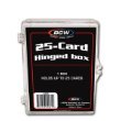 BCW Hinged Box 25 Count - Baseball & Sportcards Card Collecting Supplies