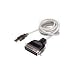 Digitus - DC USB-PM1 - C�ble - USB 1.1 A/CENT 36 M/M - 180 cm - Noir